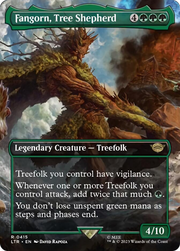 Fangorn, Tree Shepherd (Borderless Alternate Art) [The Lord of the Rings: Tales of Middle-Earth] | Webway Games