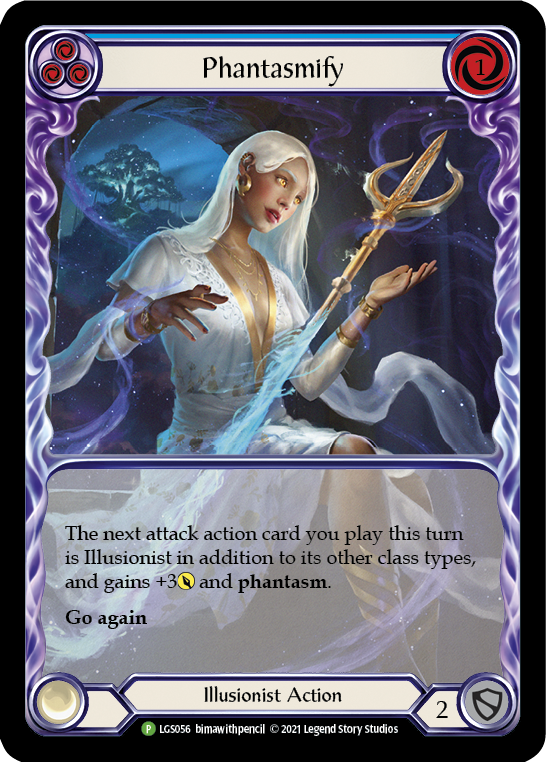 Phantasmify (Blue) [LGS056] (Promo)  Rainbow Foil | Webway Games