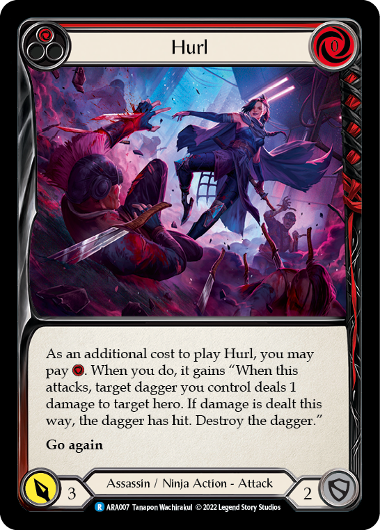 Hurl (Red) [ARA007] (Outsiders Arakni Blitz Deck) | Webway Games