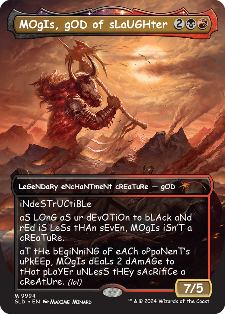 MOgIs, gOD of sLaUGHter (9994) [Secret Lair Drop Series] | Webway Games