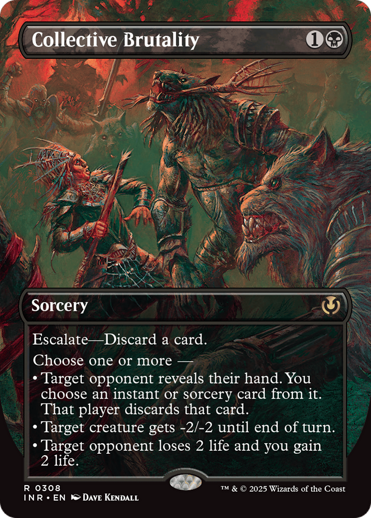 Collective Brutality (Borderless) [Innistrad Remastered] | Webway Games