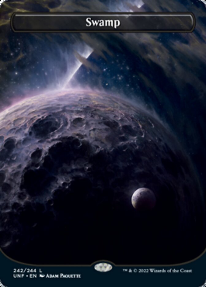 Swamp (242) (Orbital Space-ic Land) [Unfinity] | Webway Games