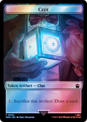 Dalek // Clue (0054) Double-Sided Token (Surge Foil) [Doctor Who Tokens] | Webway Games