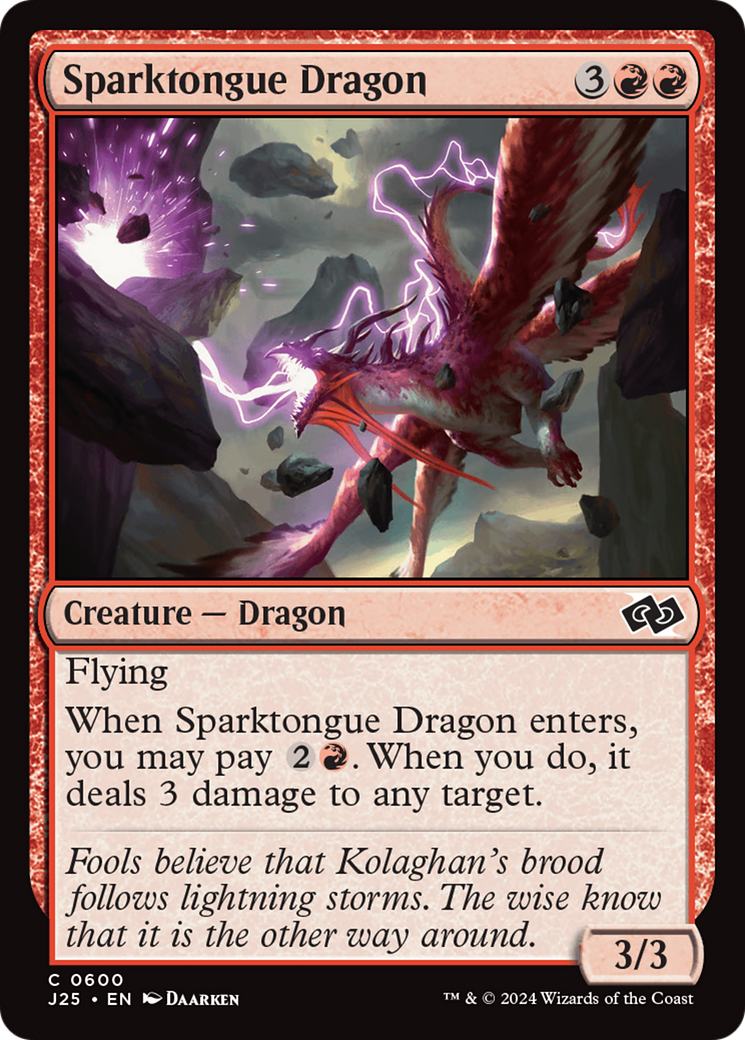 Sparktongue Dragon [Foundations Jumpstart] | Webway Games