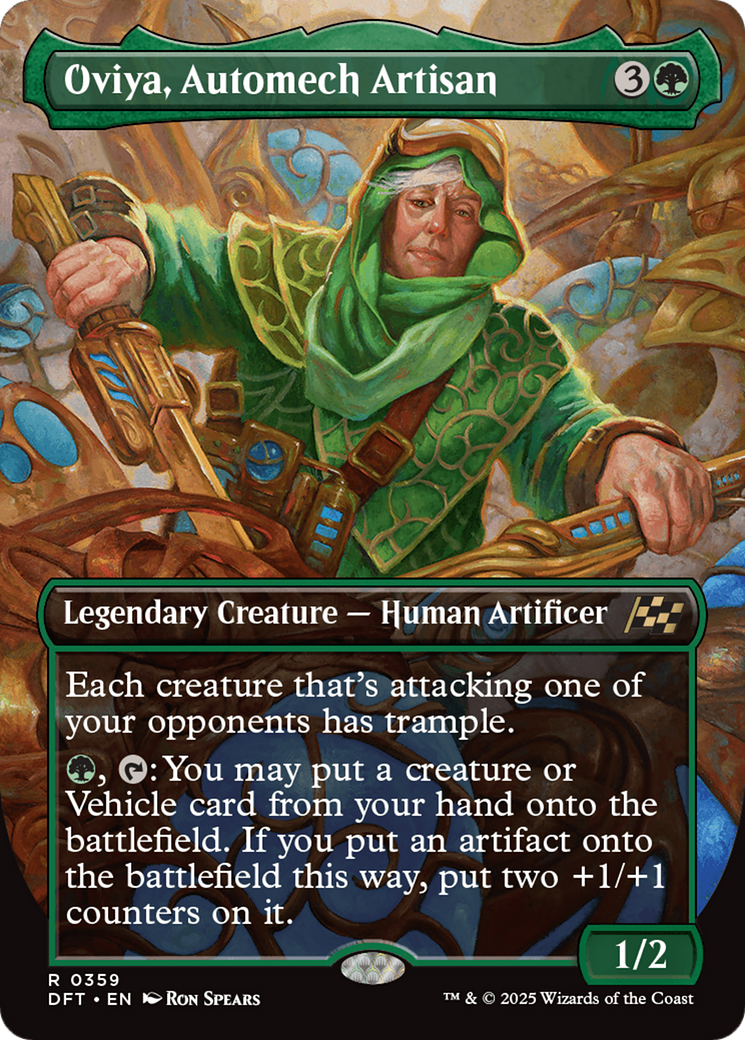Oviya, Automech Artisan (Borderless) [Aetherdrift] | Webway Games