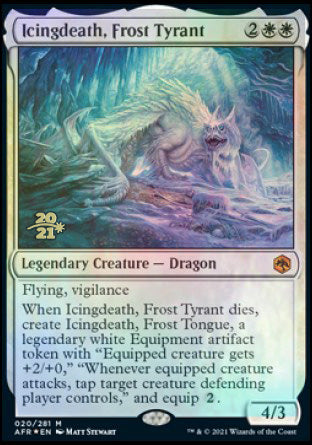 Icingdeath, Frost Tyrant [Dungeons & Dragons: Adventures in the Forgotten Realms Prerelease Promos] | Webway Games