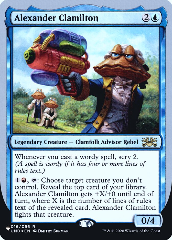 Alexander Clamilton (Unfinity Foil Edition) [The List] | Webway Games