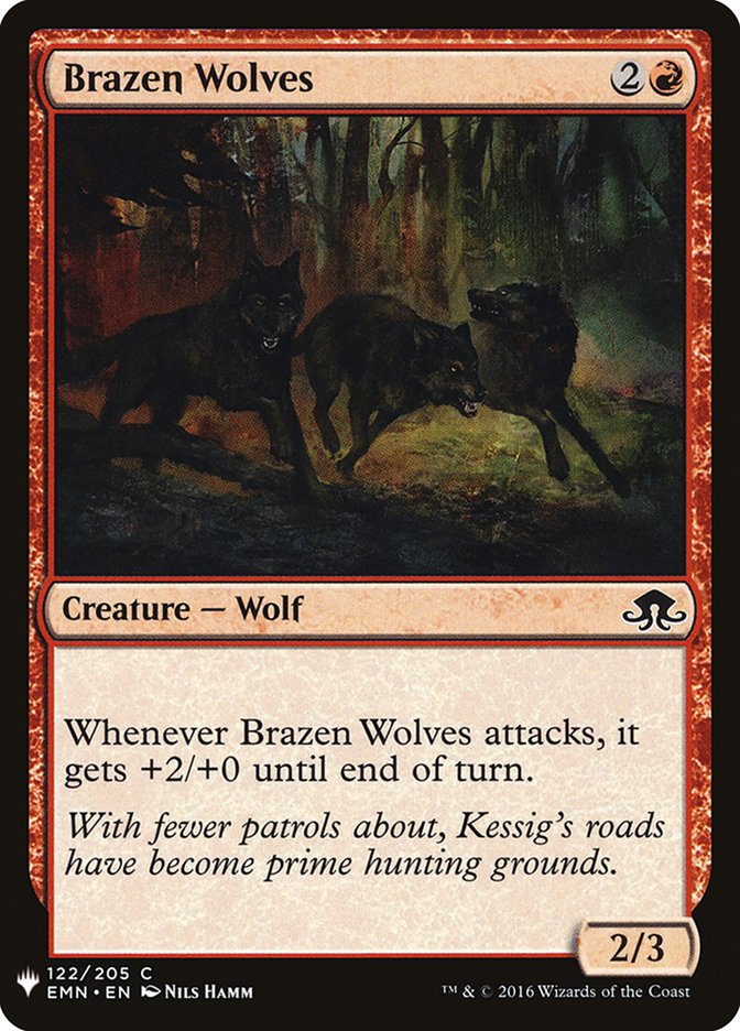 Brazen Wolves [Mystery Booster] | Webway Games