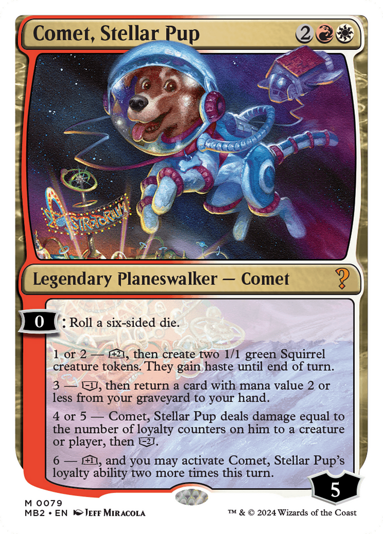 Comet, Stellar Pup [Mystery Booster 2] | Webway Games
