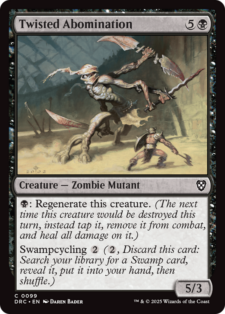 Twisted Abomination [Aetherdrift Commander] | Webway Games