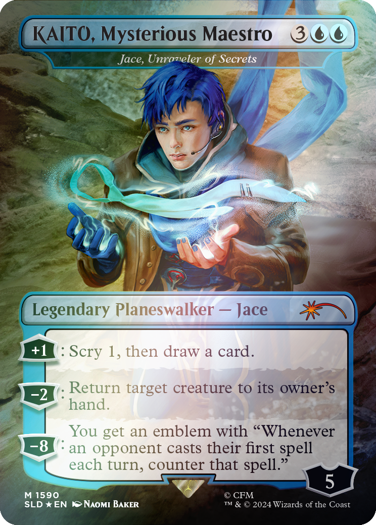 KAITO, Mysterious Maestro - Jace, Unraveler of Secrets (Rainbow Foil) [Secret Lair Drop Series] | Webway Games