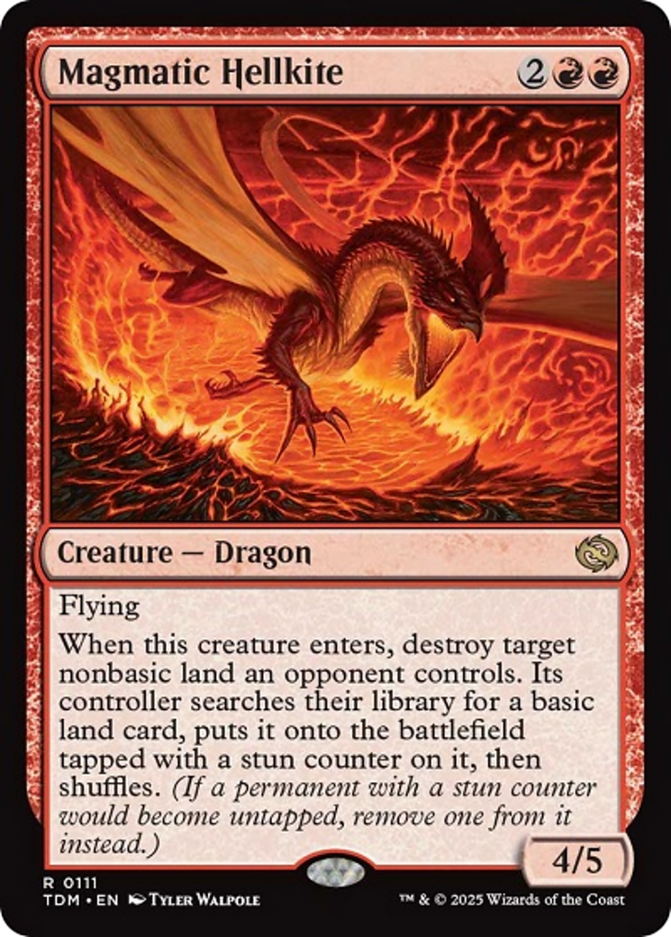 Magmatic Hellkite [Tarkir: Dragonstorm] | Webway Games