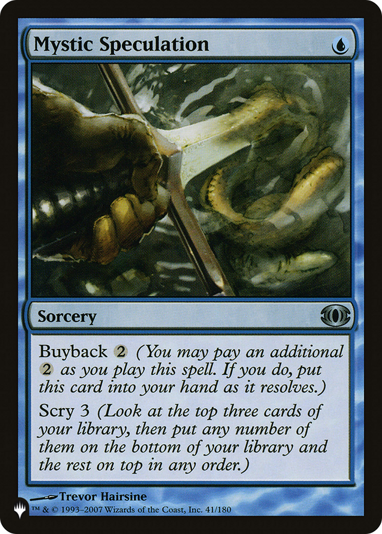 Mystic Speculation [The List] | Webway Games