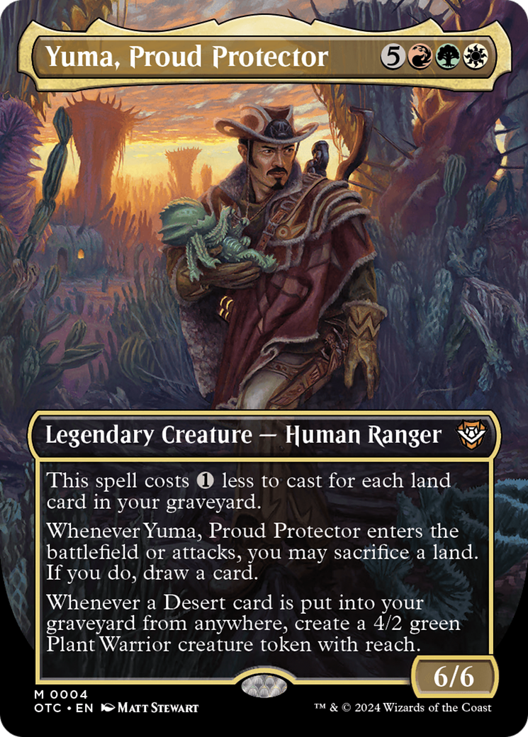 Yuma, Proud Protector (Borderless) [Outlaws of Thunder Junction Commander] | Webway Games