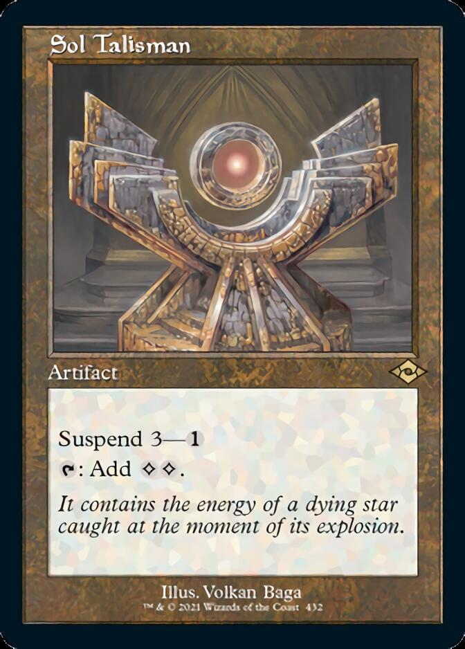 Sol Talisman (Retro Foil Etched) [Modern Horizons 2] | Webway Games
