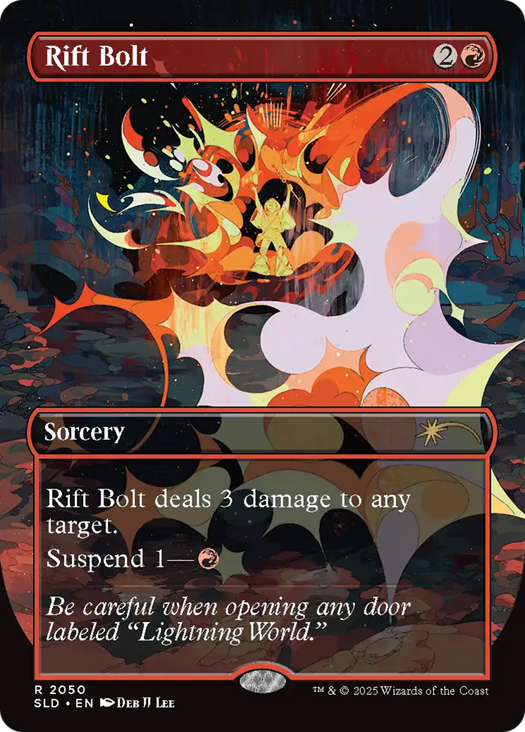 Rift Bolt (2050) (Rainbow Foil) [Secret Lair Drop Series] | Webway Games