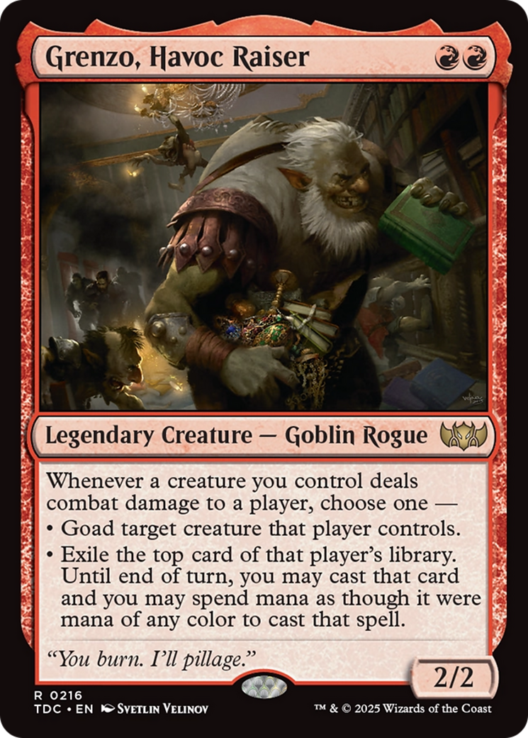 Grenzo, Havoc Raiser [Tarkir: Dragonstorm Commander] | Webway Games