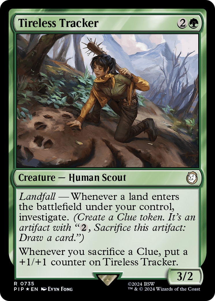 Tireless Tracker (Surge Foil) [Fallout] | Webway Games