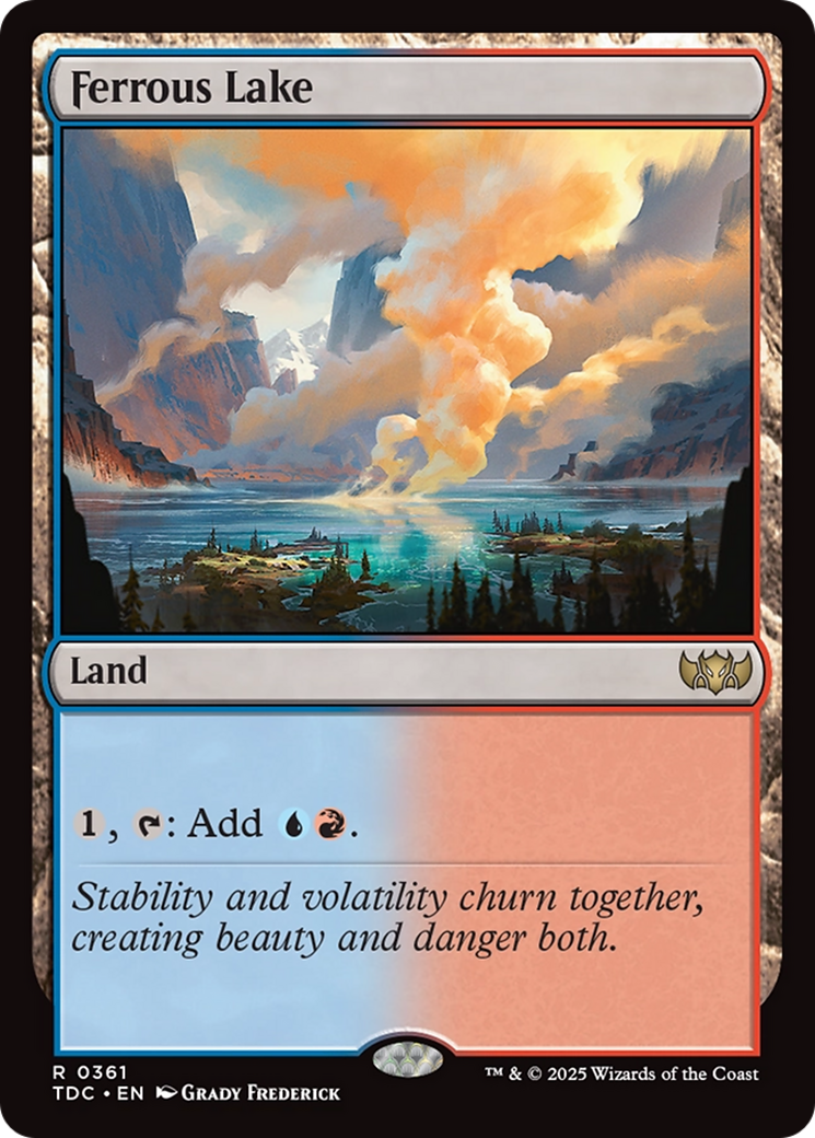 Ferrous Lake [Tarkir: Dragonstorm Commander] | Webway Games