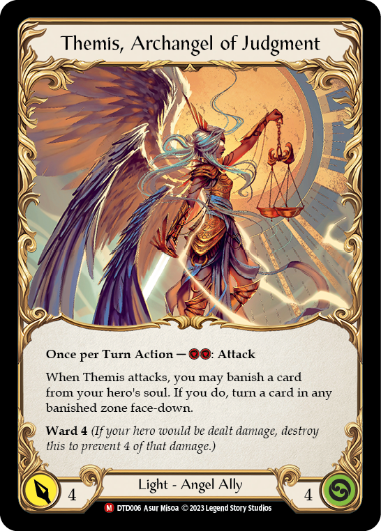 Figment of Judgment // Themis, Archangel of Judgment [DTD006] (Dusk Till Dawn) | Webway Games