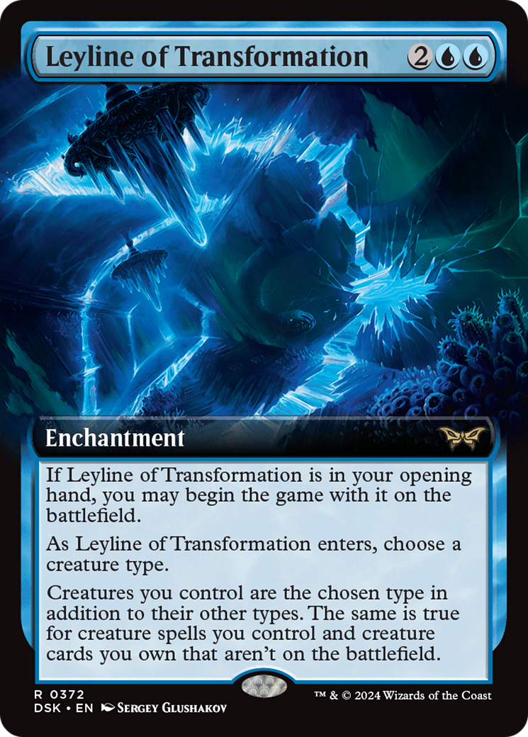 Leyline of Transformation (Extended Art) [Duskmourn: House of Horror] | Webway Games