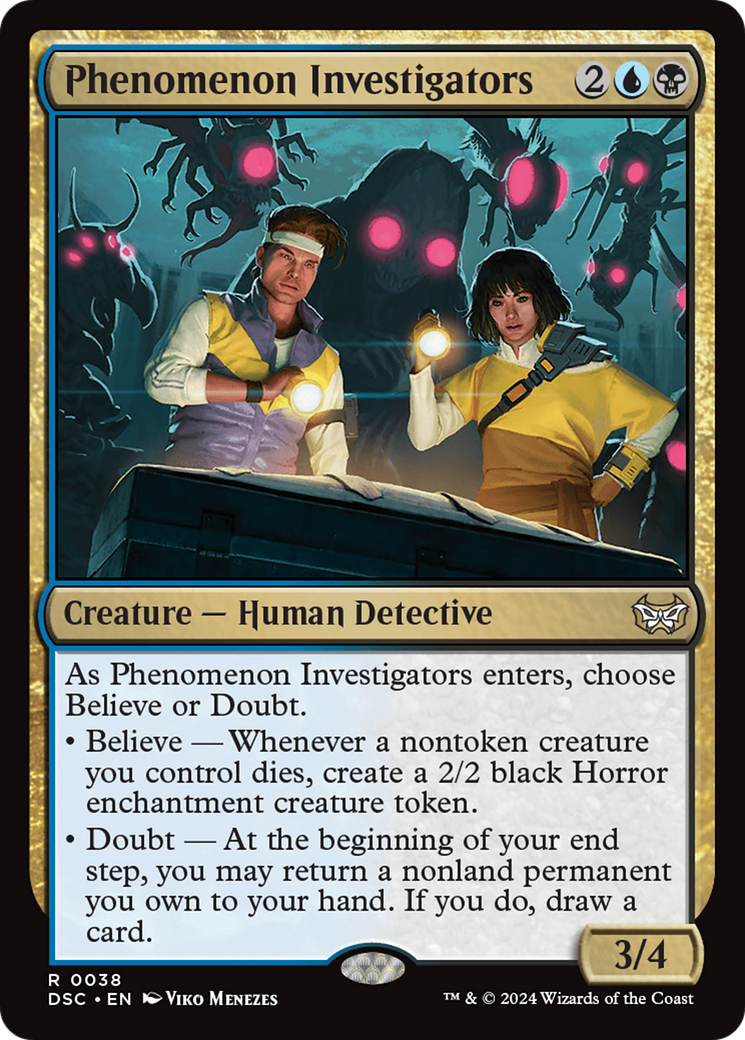 Phenomenon Investigators [Duskmourn: House of Horror Commander] | Webway Games