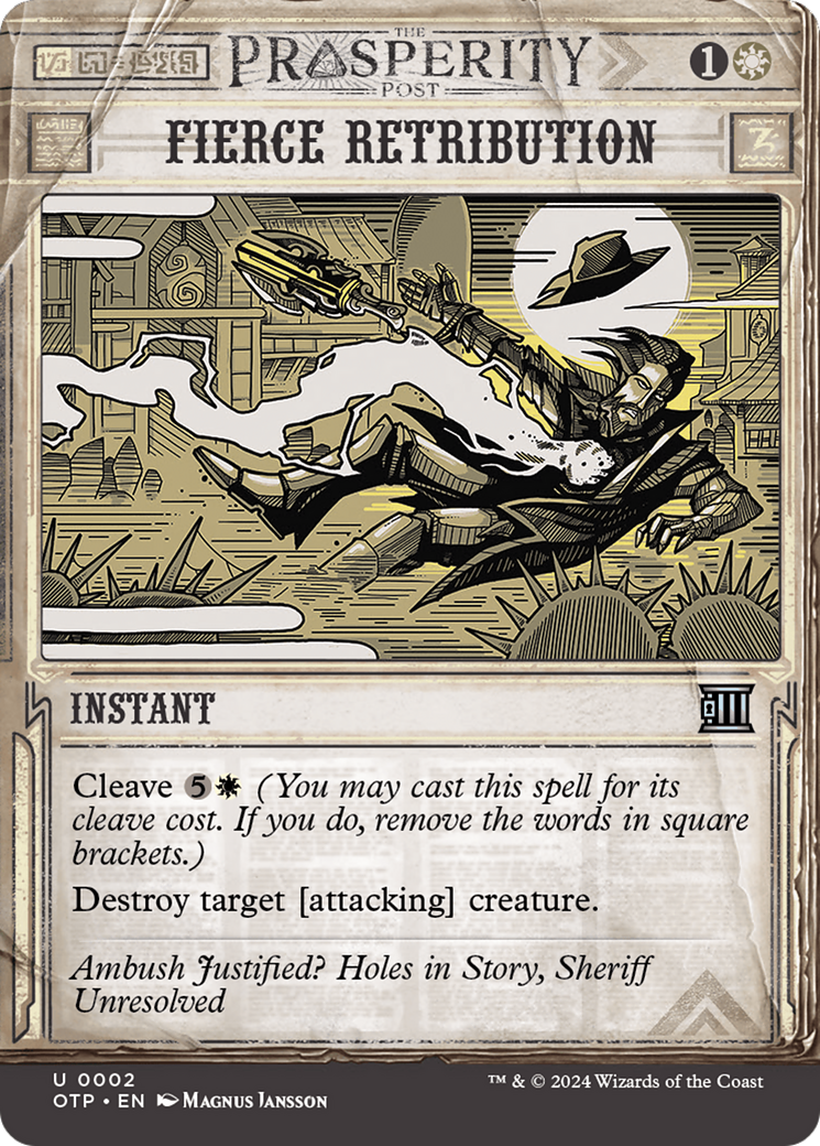 Fierce Retribution [Outlaws of Thunder Junction: Breaking News] | Webway Games
