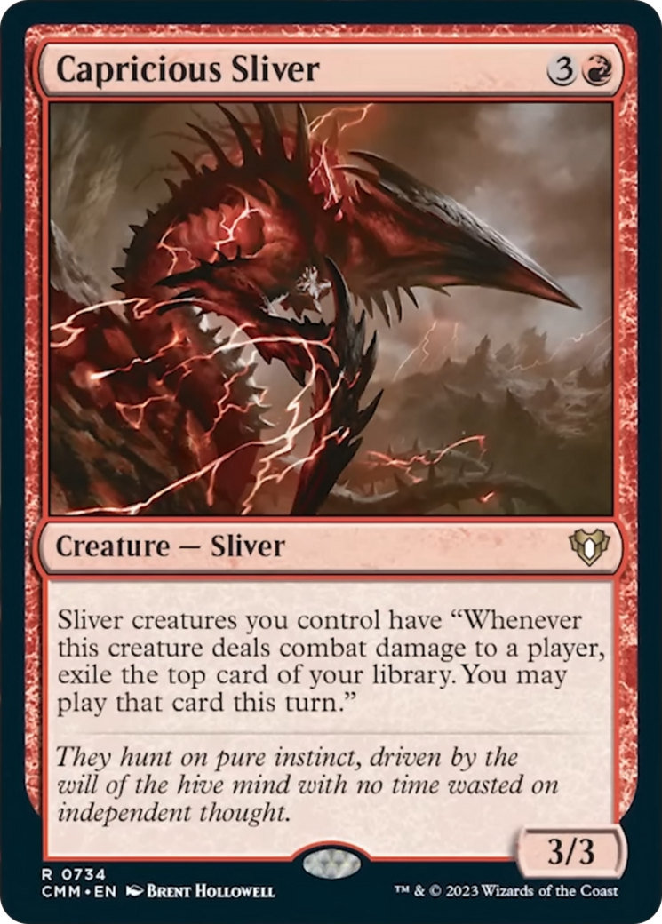 Capricious Sliver [Commander Masters] | Webway Games