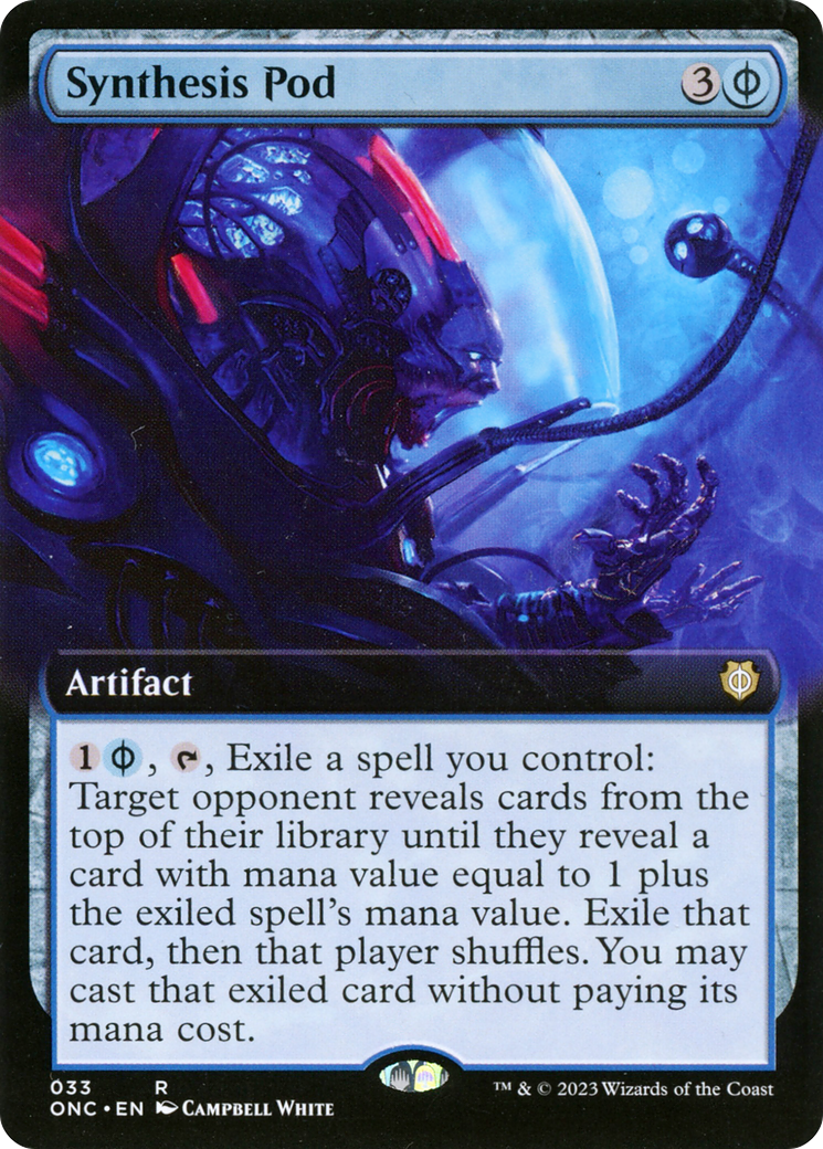 Synthesis Pod (Extended Art) [Phyrexia: All Will Be One Commander] | Webway Games