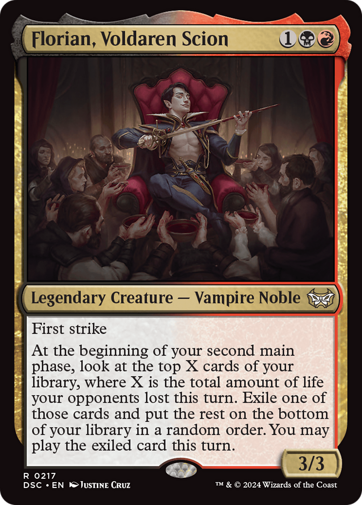 Florian, Voldaren Scion [Duskmourn: House of Horror Commander] | Webway Games
