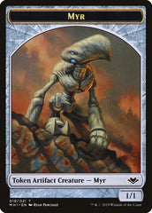 Zombie (007) // Myr (019) Double-Sided Token [Modern Horizons Tokens] | Webway Games