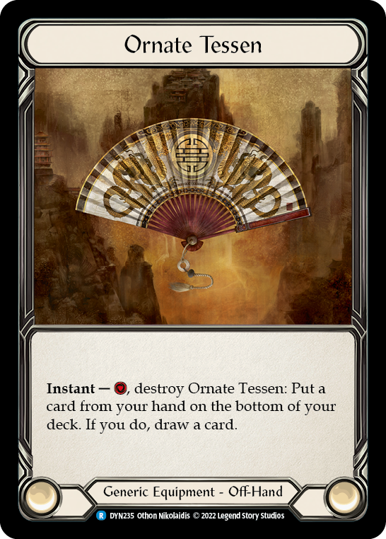 Ornate Tessen [DYN235] (Dynasty)  Cold Foil | Webway Games