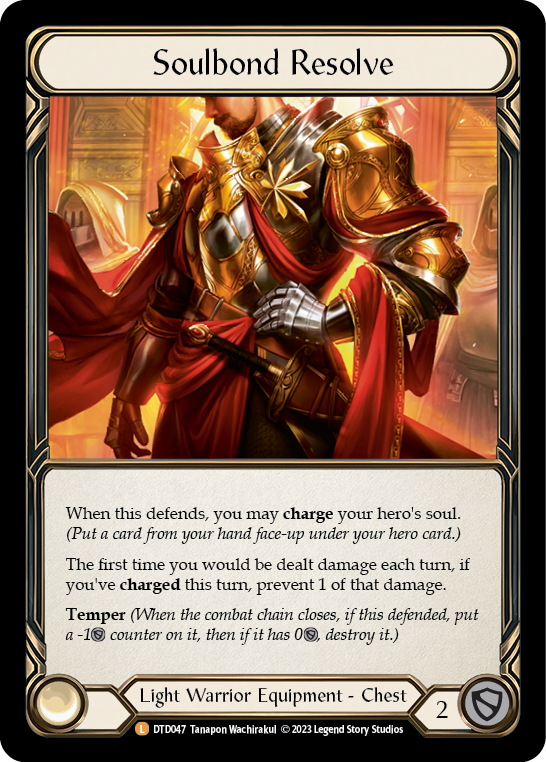 Soulbond Resolve [DTD047] (Dusk Till Dawn)  Rainbow Foil | Webway Games