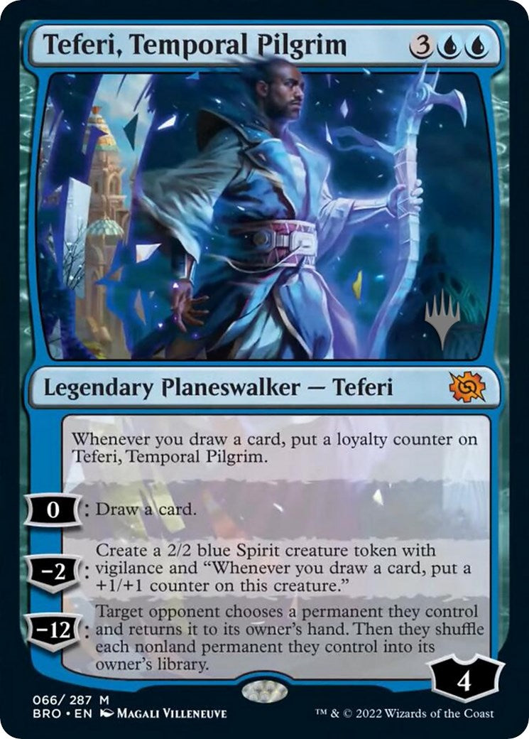 Teferi, Temporal Pilgrim (Promo Pack) [The Brothers' War Promos] | Webway Games