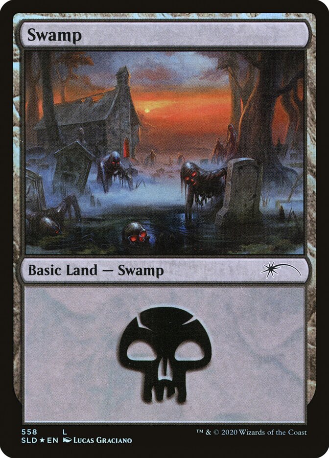 Swamp (Reanimated) (558) [Secret Lair Drop Promos] | Webway Games
