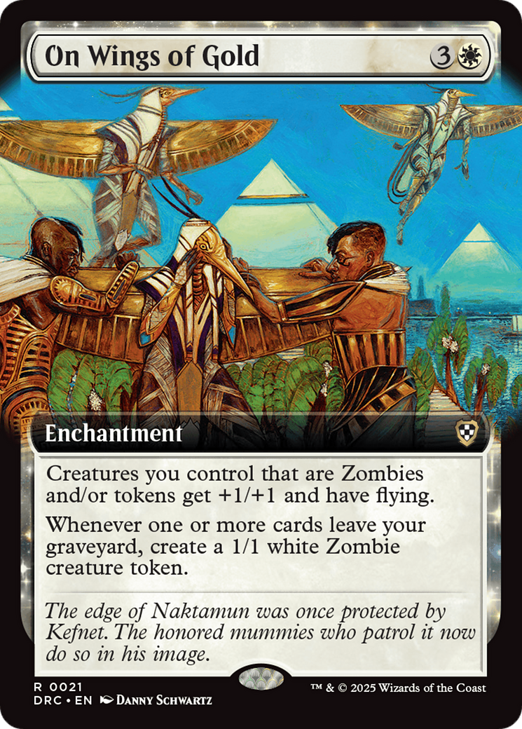 On Wings of Gold (Extended Art) [Aetherdrift Commander] | Webway Games