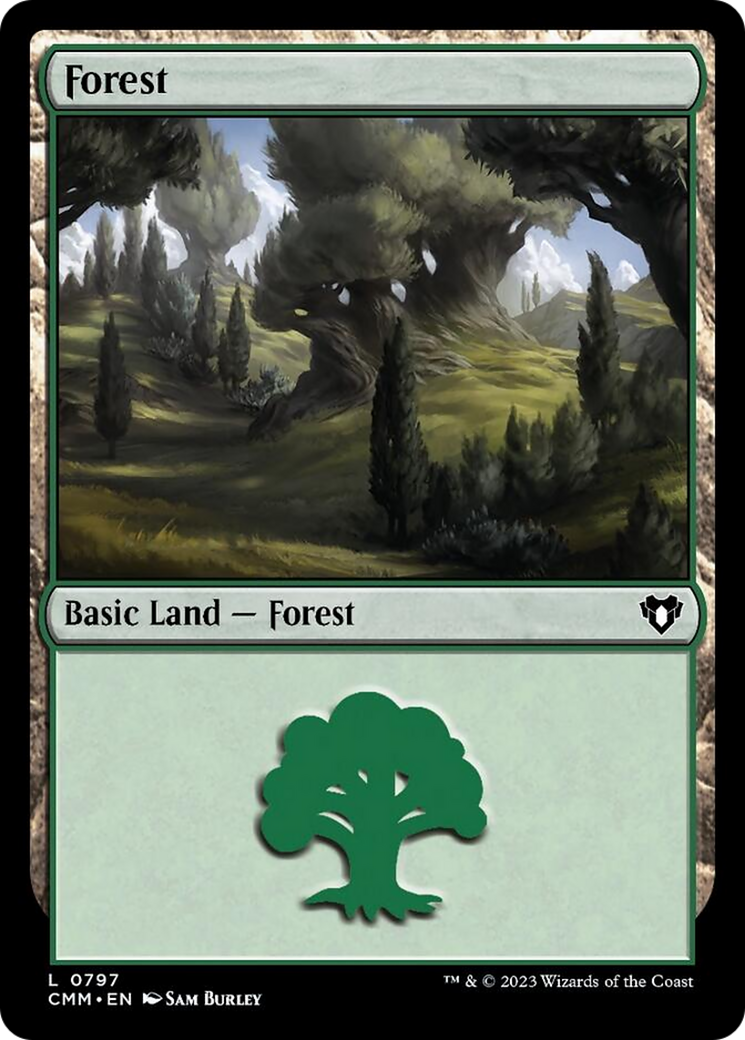 Forest (797) [Commander Masters] | Webway Games