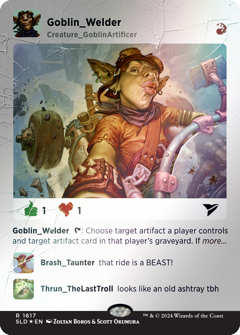 Goblin Welder (Rainbow Foil) [Secret Lair Drop Series] | Webway Games