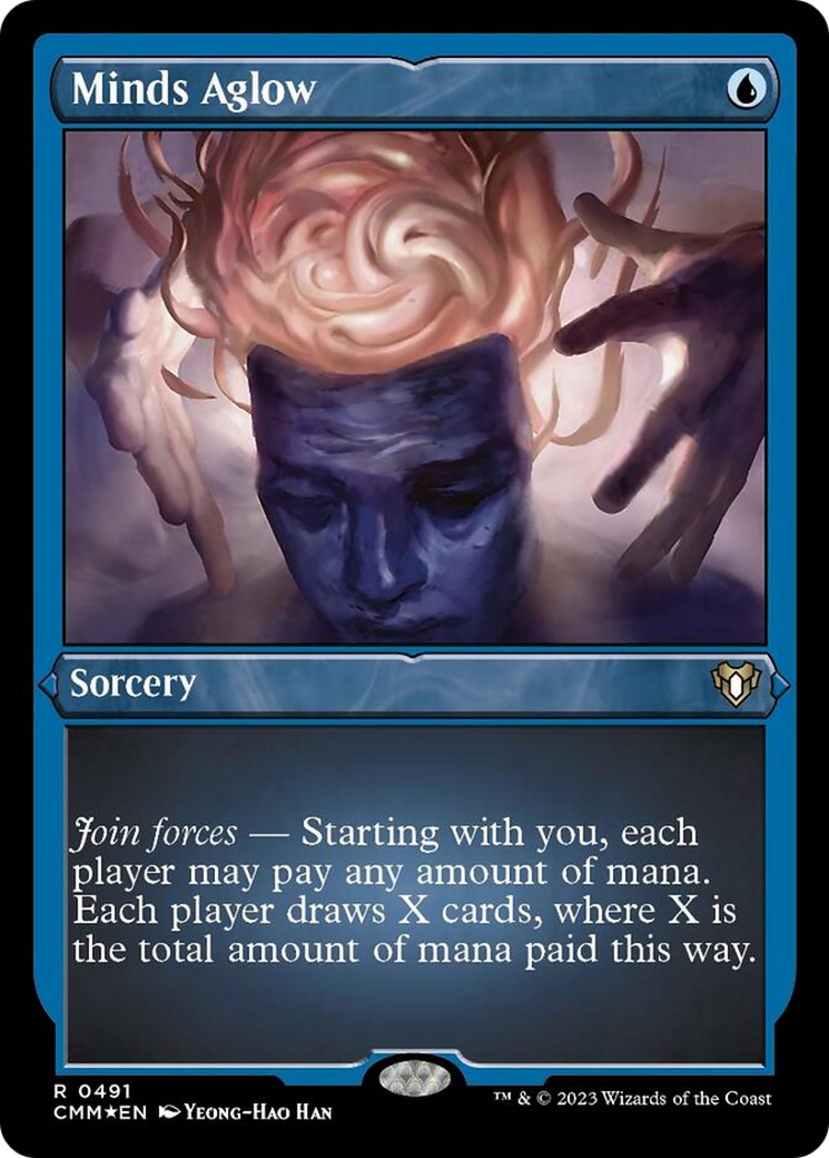 Minds Aglow (Foil Etched) [Commander Masters] | Webway Games