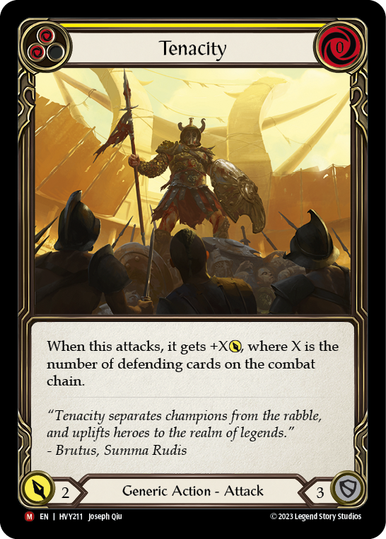 Tenacity [HVY211] (Heavy Hitters)  Rainbow Foil | Webway Games
