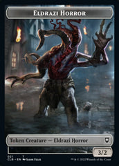 Horror // Eldrazi Horror Double-Sided Token [Commander Legends: Battle for Baldur's Gate Tokens] | Webway Games