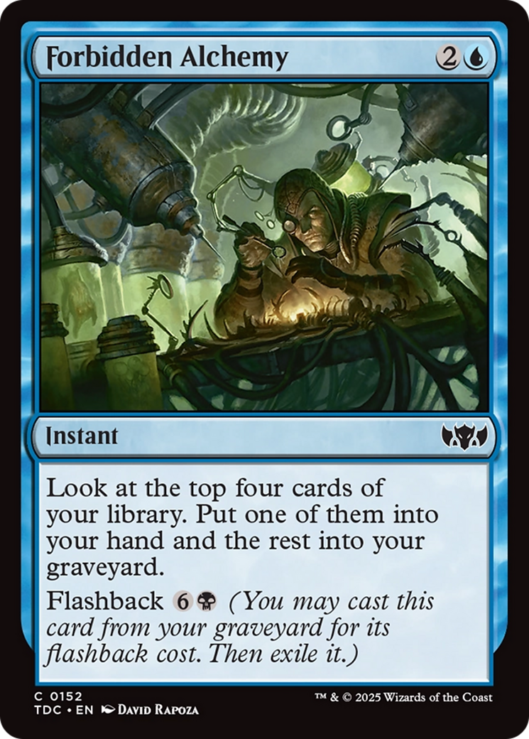 Forbidden Alchemy [Tarkir: Dragonstorm Commander] | Webway Games