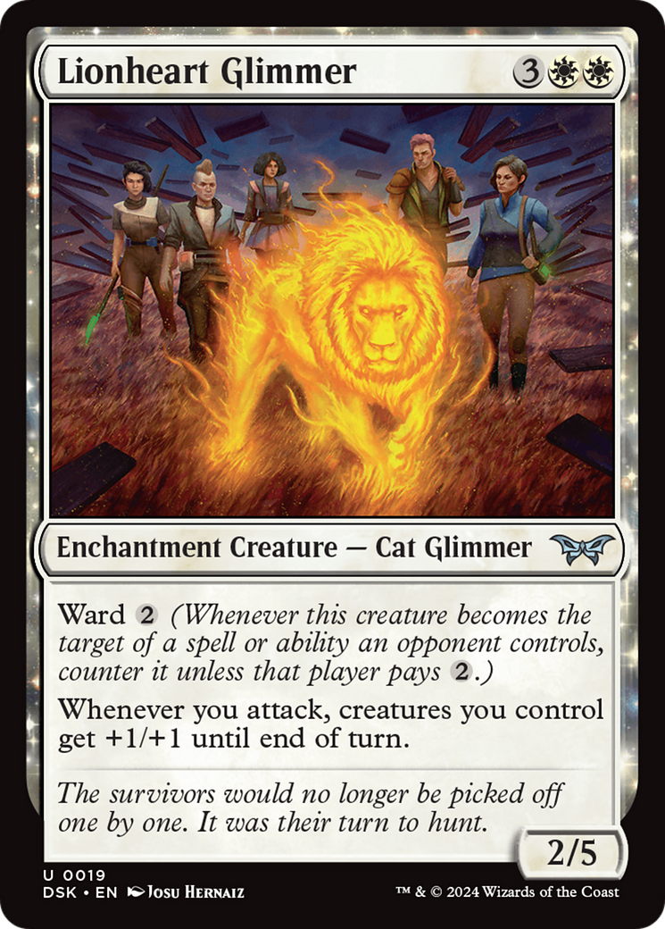 Lionheart Glimmer [Duskmourn: House of Horror] | Webway Games