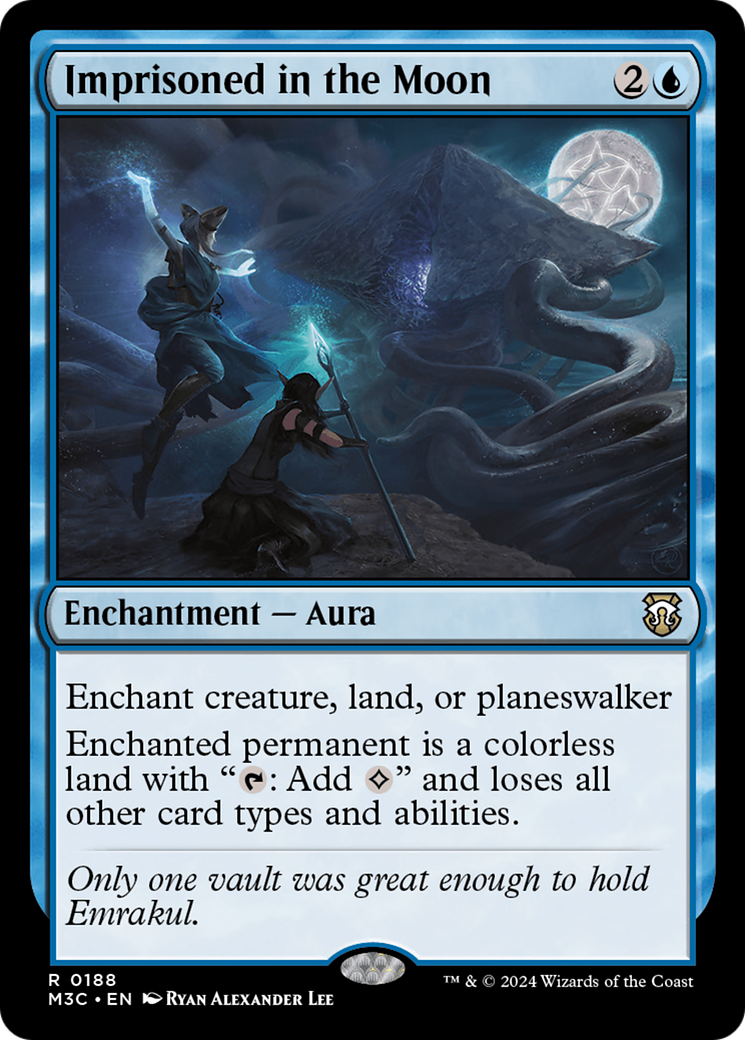 Imprisoned in the Moon (Ripple Foil) [Modern Horizons 3 Commander] | Webway Games