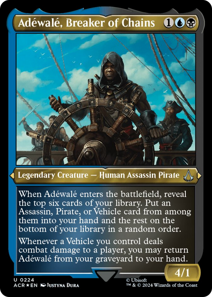 Adewale, Breaker of Chains (Foil Etched) [Assassin's Creed] | Webway Games