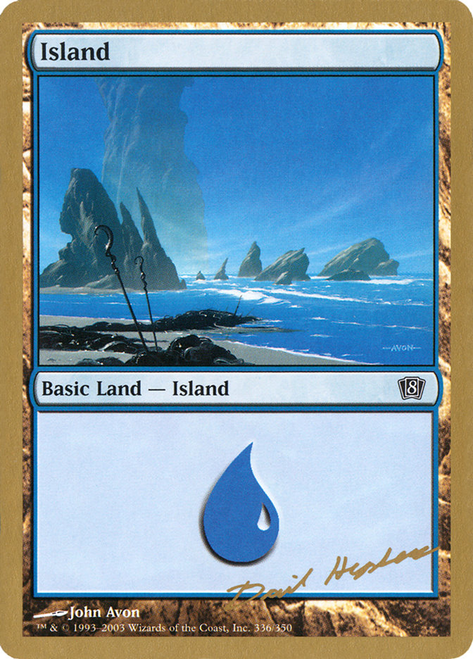 Island (dh336) (Dave Humpherys) [World Championship Decks 2003] | Webway Games