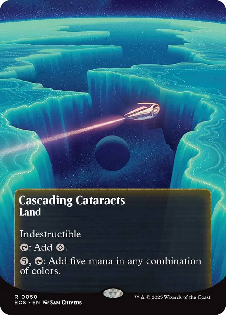 Cascading Cataracts (0050) (Borderless) [Edge of Eternities: Stellar Sights] | Webway Games