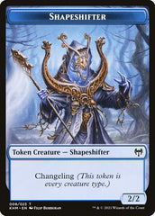 Elf Warrior // Shapeshifter Double-Sided Token [Kaldheim Tokens] | Webway Games