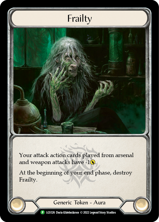 Bloodrot Pox // Frailty [LGS125 // LGS126] (Promo)  Cold Foil | Webway Games