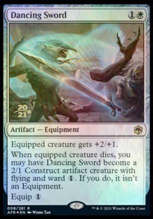 Dancing Sword [Dungeons & Dragons: Adventures in the Forgotten Realms Prerelease Promos] | Webway Games